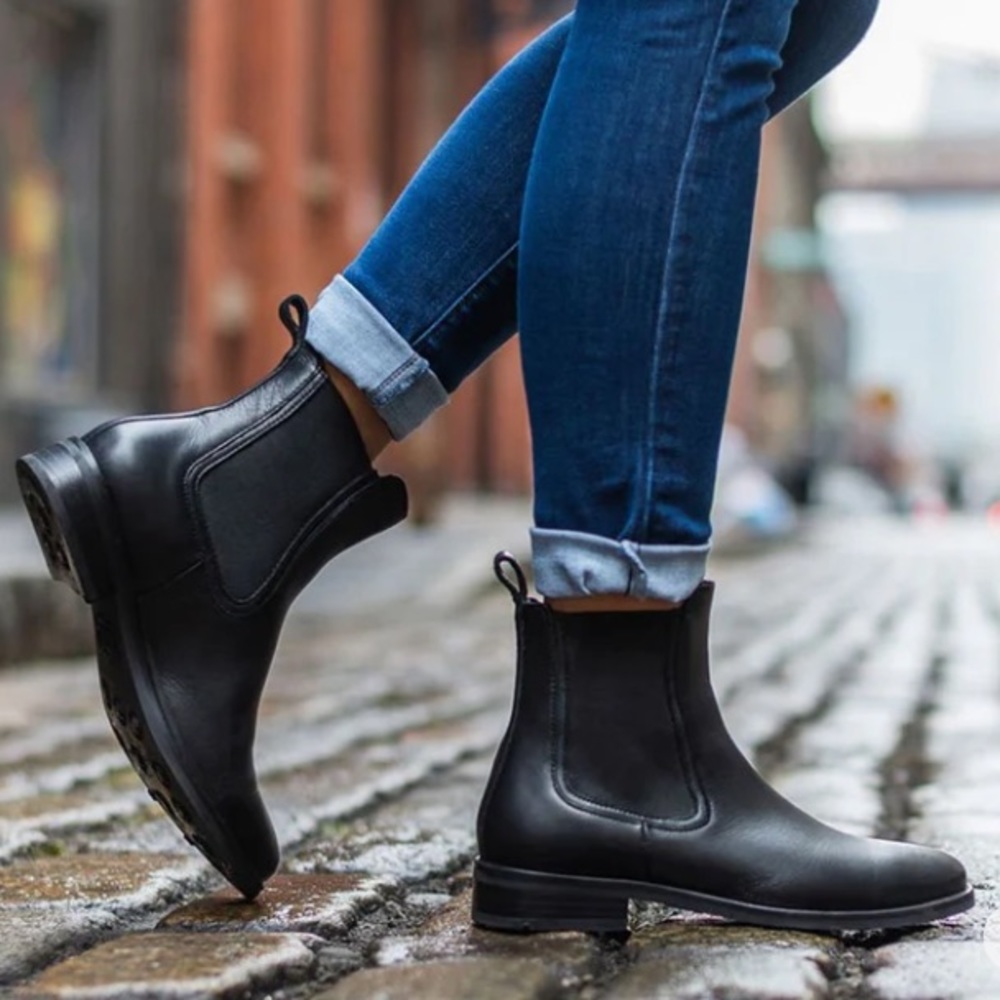 Thursday Duchess Boot in Black 6.5 
(Chelsea Boot - real leather)